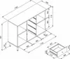 Calicosy - Credenza L118 cm - MONZA Anteprima dell’immagine prodotto 14