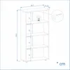 KOMTO Bücherregal  60 cm breit, Sonoma, Bücherregal mit 4 Produktbild-Vorschau 4