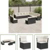 The Living Store 13-tlg. Garten-Sofagarnitur mit Kissen Produktbild-Vorschau 1