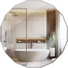 Großer runder Design Wandspiegel 80x80 cm – Rahmenloser Produktbild-Vorschau 1