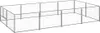 The Living Store Hundezwinger Silbern 8 m² Stahl Produktbild-Vorschau 1