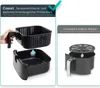 Comparison of air fryer baskets, showing one from Cosori and another from a different brand. Anteprima dell’immagine prodotto