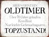vianmo Holzschild 30x40 cm hier wohnt Oldtimer über 70 Produktbild-Vorschau 1