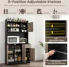 KOMFOTTEU Hochschrank Buffetschrank 180cm, Küchenschrank Produktbild-Vorschau 2