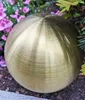3er Set Dekorationskugel 15-10-10 cm aus Edelstahl gold Produktbild-Vorschau 4