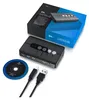A product shot of a CSL USB 7.1 Sound Card external adapter, along with its packaging, cables, and driver CD. Podgląd zdjęcia produktu