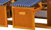 Strandkorb - bene living - Ostsee - gestreift/blau - PE Produktbild-Vorschau 4