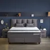 BIRDY  Bett Grau Boxspringbett mit Matratze 160x200 Produktbild-Vorschau 6
