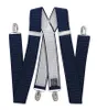 axy® Bretelle da uomo larghe 3,5 cm con 4 robuste clip a Anteprima dell’immagine prodotto 2