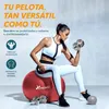 TRESKO Gymnastikball (Rot, 65cm) mit Pumpe Fitnessball Produktbild-Vorschau 4