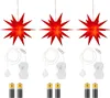 3er Pack 3D Leuchtstern - Weihnachtsstern / warm-weiß Produktbild-Vorschau 2