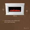 Glow Fire Elektrokamin 'Rhea' | LED Standkamin in weiß mit Produktbild-Vorschau 3
