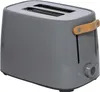A gray toaster with a wooden handle is shown from a side angle. Anteprima dell’immagine prodotto