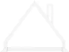 A white wooden house-shaped bed frame with a chimney detail, shown against a white background. Produktbild-Vorschau