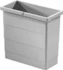 A light gray rectangular trash can insert with horizontal ridges on its exterior. Produktbild-Vorschau