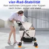 Hundewagen zusammenklappbar mit abnehmbare Transporttasche Produktbild-Vorschau 2