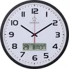 Renkforce HD-WRCL135 Funk Wanduhr 32 cm x 45 mm Schwarz Produktbild-Vorschau 1