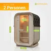 Artsauna Fasssauna Nolvik S, mit 3,6 kW Ofen & Zubehör für Produktbild-Vorschau 4
