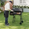 WOLTU Holzkohlegrillwagen Barbecue Smoker Grillwagen 2 Produktbild-Vorschau 9