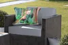 MuchoWow® Outdoor Kissen - Roter Panda - Bambus - Grün - Produktbild-Vorschau 5