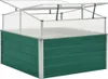 vidaXL Serra verde 100x100x77 cm Acciaio zincato Anteprima dell’immagine prodotto 1
