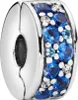 Ciondolo Pandora Blue Pavé Clip 791817NSBMX Anteprima dell’immagine prodotto 12