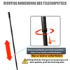 BigDean Zimmerbesen mit Stiel 150 cm ausziehbar – Besen mit Produktbild-Vorschau 8