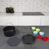Princess 10-tlg. Heißluftfritteuse-Zubehör-Set 5,2L Metall Produktbild-Vorschau 17