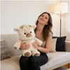 Plüschkuscheltier - Highland Kuh Figur - 40 cm - Süßes Produktbild-Vorschau 3