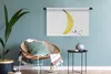 MuchoWow® Wandteppich Wandbehang Banane - Aquarell - Weiß Produktbild-Vorschau 5