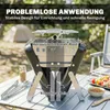 Koffergrill Holzkohle klappbar, Campinggrill Edelstahl, BBQ Produktbild-Vorschau 10