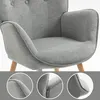 Meubles Cosy : fauteuil de style scandinave avec accoudoirs Voir les images du produit 4