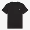FRED PERRY RINGER T-SHIRT Schwarz Produktbild-Vorschau 2