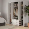 Dmora Guardaroba Grande Amoruccio 49.5x200.4h cm Bianco, Anteprima dell’immagine prodotto 4