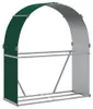 vidaXL Přístřešek na palivové dřevo Zelený 120x45x140 cm Náhled obrázku produktu 1