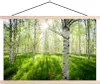 MuchoWow® Textilposter Birke - Wald - Frühling 60x40 cm mit Produktbild-Vorschau 1