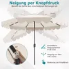 Ombrellone COSTWAY da 300 cm, ombrellone da giardino con Anteprima dell’immagine prodotto 6