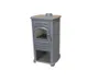 Kaminofen Forte gussgrau mit Herdplatte - 5,4kW Produktbild-Vorschau 5