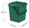 Garantia Seau8 litres PoubelleLxlxH 20x24x30 cm Couvercle Voir les images du produit 12