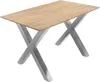 Esstisch 160x85cm Akazie massiv eichenfarben schweizer Produktbild-Vorschau 1
