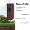 Novatool 1x Steckdosensäule 3-fach außen Braun Edelstahl Produktbild-Vorschau 5