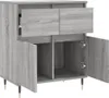 [Home] Sideboard Grau Sonoma 60x35x70 cm Holzwerkstoff , Produktbild-Vorschau 6