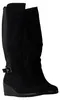 Stiefel mit Reißverschluss, Keilabsatz, runder Schuhspitze, Produktbild-Vorschau 3