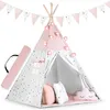Nukido 740022 Kindertent met guirlande en lichtjes - roze Productafbeelding-voorbeeld 23