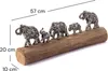 DEKO AUFSTELLER "FAMILY WALK" | Mangoholz | Elefanten Produktbild-Vorschau 2
