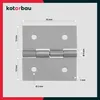 KOTARBAU® 12er Set Möbelscharnier 35 mm Möbelband Produktbild-Vorschau 6