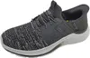 A single black and gray Skechers sneaker is shown from a side angle against a white background. Anteprima dell’immagine prodotto