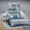 CASARIA 2x Nachttisch mit Schublade Eiche Produktbild-Vorschau 2