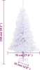 Arbre de Noël artificiel avec support 150 cm 380 branches Voir les images du produit 13