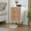 UnboxG 2er-Set Nachttische 40×40×65 cm mit 3 Schubladen, Produktbild-Vorschau 2